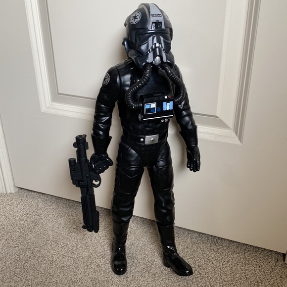 18” Star Wars Rebel Pilot Trooper Black Stormtrooper - Picture 13 of 16